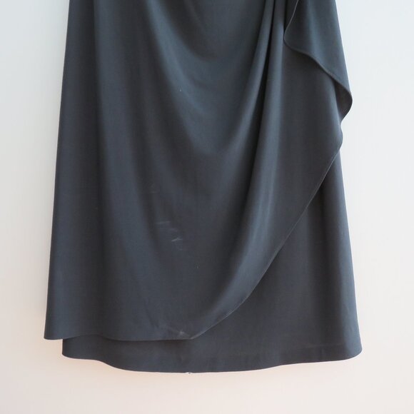 ALEX EVENINGS Grey Silver Sequin Ruched Maxi Evening Dress Gown - Size US 16W - Picture 9 of 15